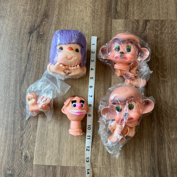 Vintage Mitzy Clown and Monkey Doll Parts 70's - Picture 10 of 12